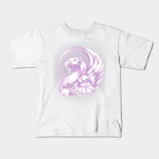 Pink Royal Lion Kids T-Shirt